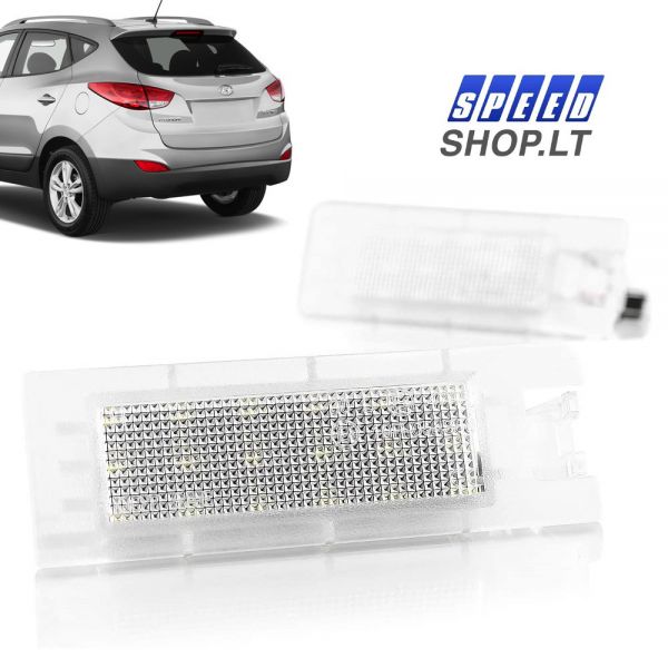 Hyundai Tucson LED numerių apšvietimas